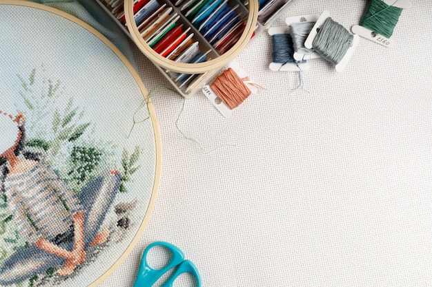 Коллекция вышитых изделий